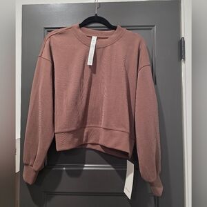 Lululemon Athletica Brown Pefectly Oversized Crew